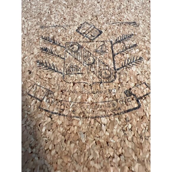 Vintage Delano Studios Tile Trivet Canadian Goose Cork Backed 6" x 6" Hangable - Picture 4 of 4